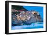 Manarola Fisherman Village in Cinque Terre, Italy-kasto-Framed Photographic Print