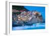 Manarola Fisherman Village in Cinque Terre, Italy-kasto-Framed Photographic Print