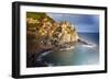 Manarola in After Storm Light, Cinque Terre, Italy-George Oze-Framed Photographic Print