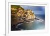 Manarola in After Storm Light, Cinque Terre, Italy-George Oze-Framed Photographic Print