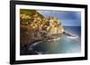 Manarola in After Storm Light, Cinque Terre, Italy-George Oze-Framed Photographic Print