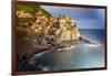 Manarola in After Storm Light, Cinque Terre, Italy-George Oze-Framed Photographic Print