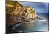 Manarola in After Storm Light, Cinque Terre, Italy-George Oze-Mounted Photographic Print