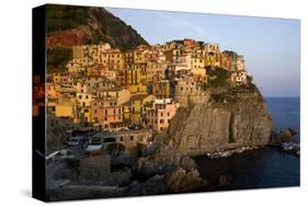 Manarola, municipality of Riomaggiore, Italian Riviera, Cinque Terre, Liguria, Italy-null-Stretched Canvas