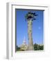 Manas Statue, Science College, Bishkek, Kyrgyzstan, Central Asia-Upperhall-Framed Photographic Print