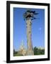 Manas Statue, Science College, Bishkek, Kyrgyzstan, Central Asia-Upperhall-Framed Photographic Print