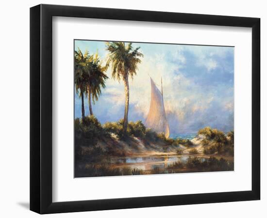 Manasota Key Returning-Malarz-Framed Art Print