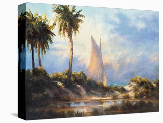 Manasota Key Returning-Malarz-Stretched Canvas