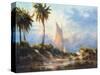 Manasota Key Returning-Malarz-Stretched Canvas