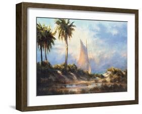 Manasota Key Returning-Malarz-Framed Art Print