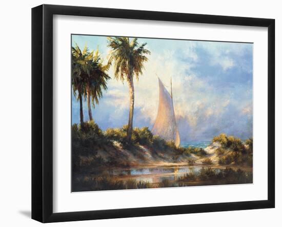 Manasota Key Returning-Malarz-Framed Art Print