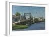 Manasquan Bridge-Michael Budden-Framed Giclee Print