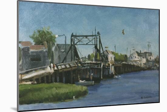 Manasquan Bridge-Michael Budden-Mounted Giclee Print