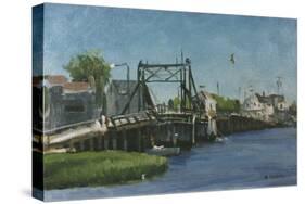 Manasquan Bridge-Michael Budden-Stretched Canvas