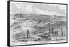 Manassas Junction Abandoned by Confederates-Frank Leslie-Framed Stretched Canvas
