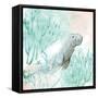 Manatee Swim-Kimberly Allen-Framed Stretched Canvas