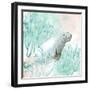 Manatee Swim-Kimberly Allen-Framed Art Print