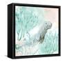 Manatee Swim-Kimberly Allen-Framed Stretched Canvas