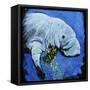 Manatee-null-Framed Stretched Canvas