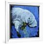 Manatee-null-Framed Art Print