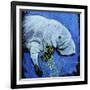 Manatee-null-Framed Art Print