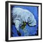 Manatee-null-Framed Art Print