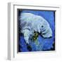 Manatee-null-Framed Art Print