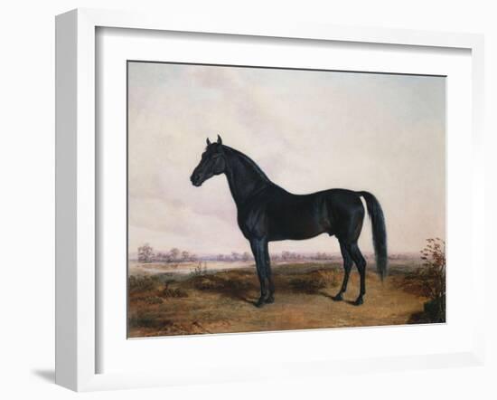 Manbrino Patchen 58, in an Extensive Landscape, 1867-Henry Thomas Alken-Framed Giclee Print