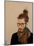 Manbun-Susan Adams-Mounted Giclee Print