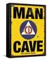 Mancave CD-Retroplanet-Framed Stretched Canvas