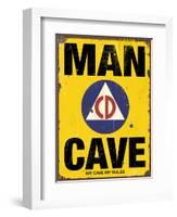 Mancave CD-Retroplanet-Framed Giclee Print