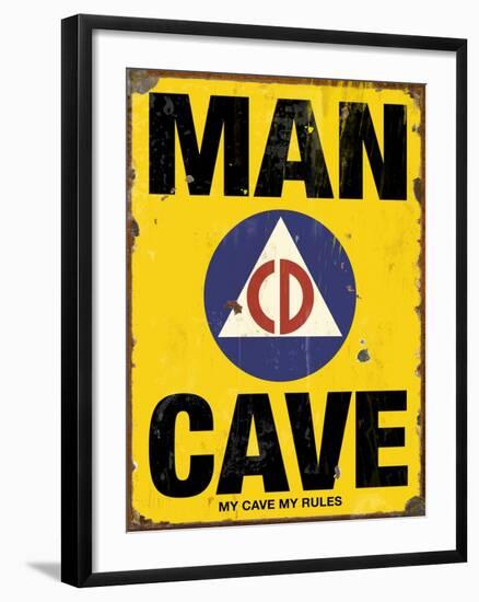 Mancave CD-Retroplanet-Framed Giclee Print