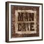 ManCave Lodge Sq-Todd Williams-Framed Art Print