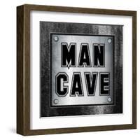 ManCave Metal Sq-Todd Williams-Framed Art Print