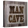 ManCave Wood Sq-Todd Williams-Stretched Canvas