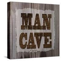 ManCave Wood Sq-Todd Williams-Stretched Canvas