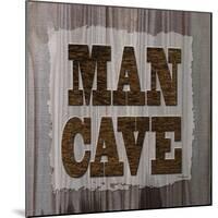 ManCave Wood Sq-Todd Williams-Mounted Art Print