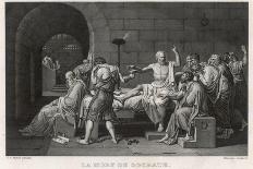 Socrates Greek Philosopher Taking Hemlock-Manceau-Laminated Photographic Print