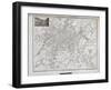 Manchester and Salford in 1807, Plate 70 from 'The British Atlas', Published by Vernor, Hood and…-null-Framed Giclee Print