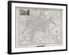 Manchester and Salford in 1807, Plate 70 from 'The British Atlas', Published by Vernor, Hood and…-null-Framed Giclee Print