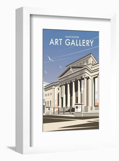 Manchester Art Gallery - Dave Thompson Contemporary Travel Print-Dave Thompson-Framed Giclee Print