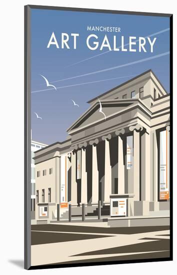 Manchester Art Gallery - Dave Thompson Contemporary Travel Print-Dave Thompson-Mounted Giclee Print