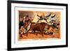 Manchester Bull-Hunt-null-Framed Giclee Print