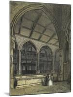 Manchester Cathedral, View across the Choir and Baptistry, from Ely Chapel-null-Mounted Giclee Print