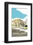 Manchester Central Library - Dave Thompson Contemporary Travel Print-Dave Thompson-Framed Giclee Print
