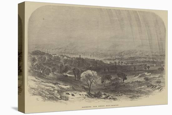 Manchester, from Kersall Moor-Samuel Read-Stretched Canvas