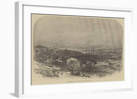 Manchester, from Kersall Moor-Samuel Read-Framed Giclee Print