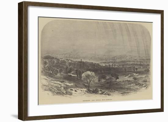 Manchester, from Kersall Moor-Samuel Read-Framed Giclee Print