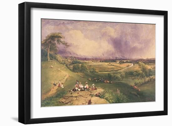Manchester from the Cliff, Higher Broughton-William Wyld-Framed Giclee Print