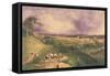 Manchester from the Cliff, Higher Broughton-William Wyld-Framed Stretched Canvas